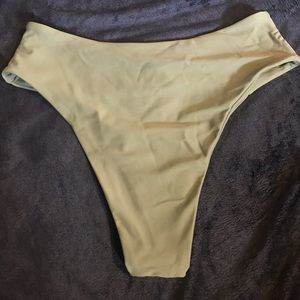 Zaful Olive Green Bikini Bottoms (New - Size 8)